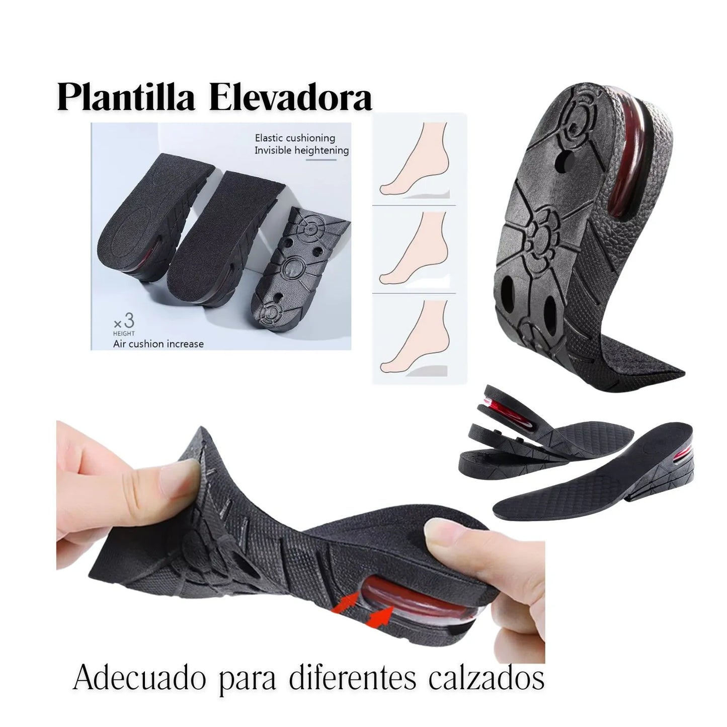 Altura Plus: Plantillas Aumenta Estatura